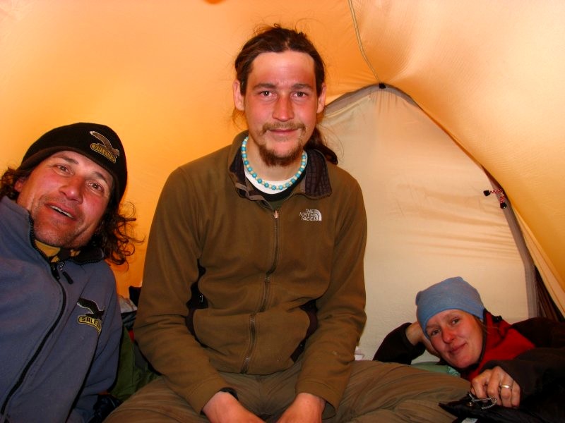 wandern in tibet 016 mandy benny claude in unserem zelt.jpg	