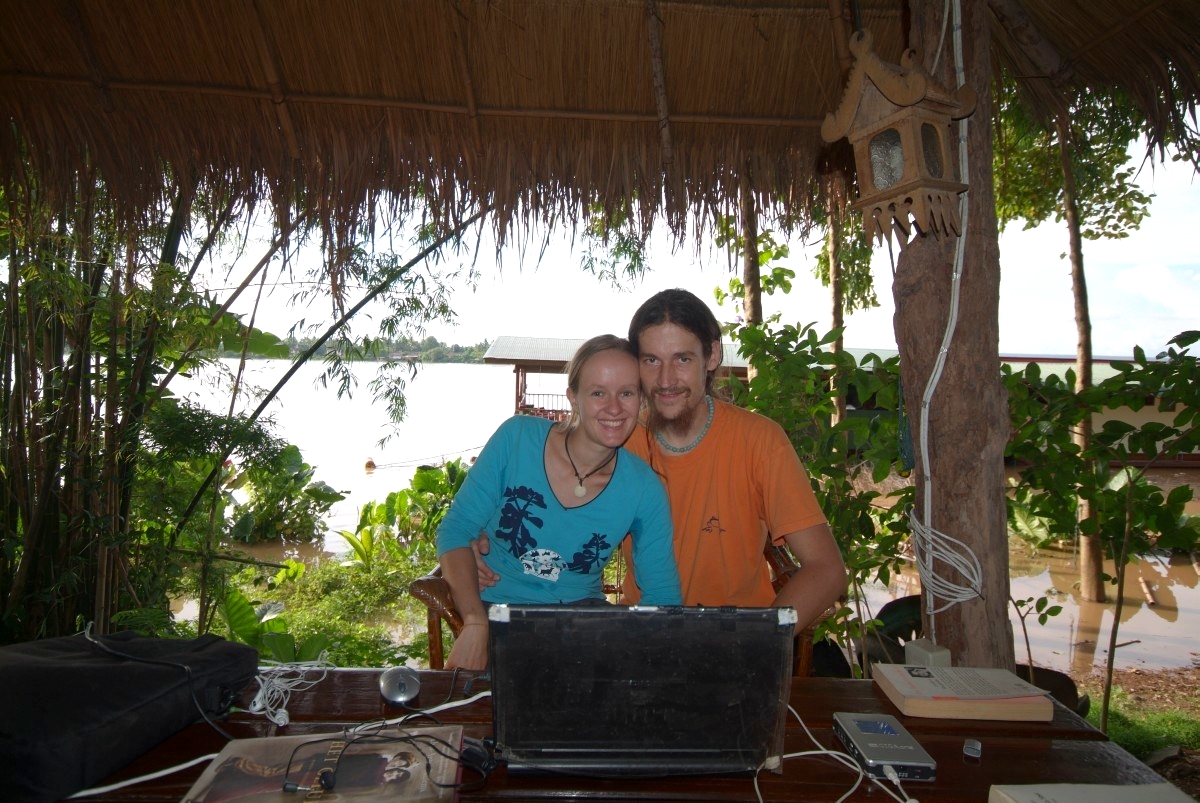 Isan, Thailand: Wir beiden in Nong Kai